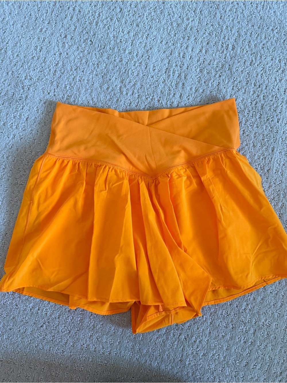 Orange OFFLINE By Aerie Real Me Crossover Flowy Short